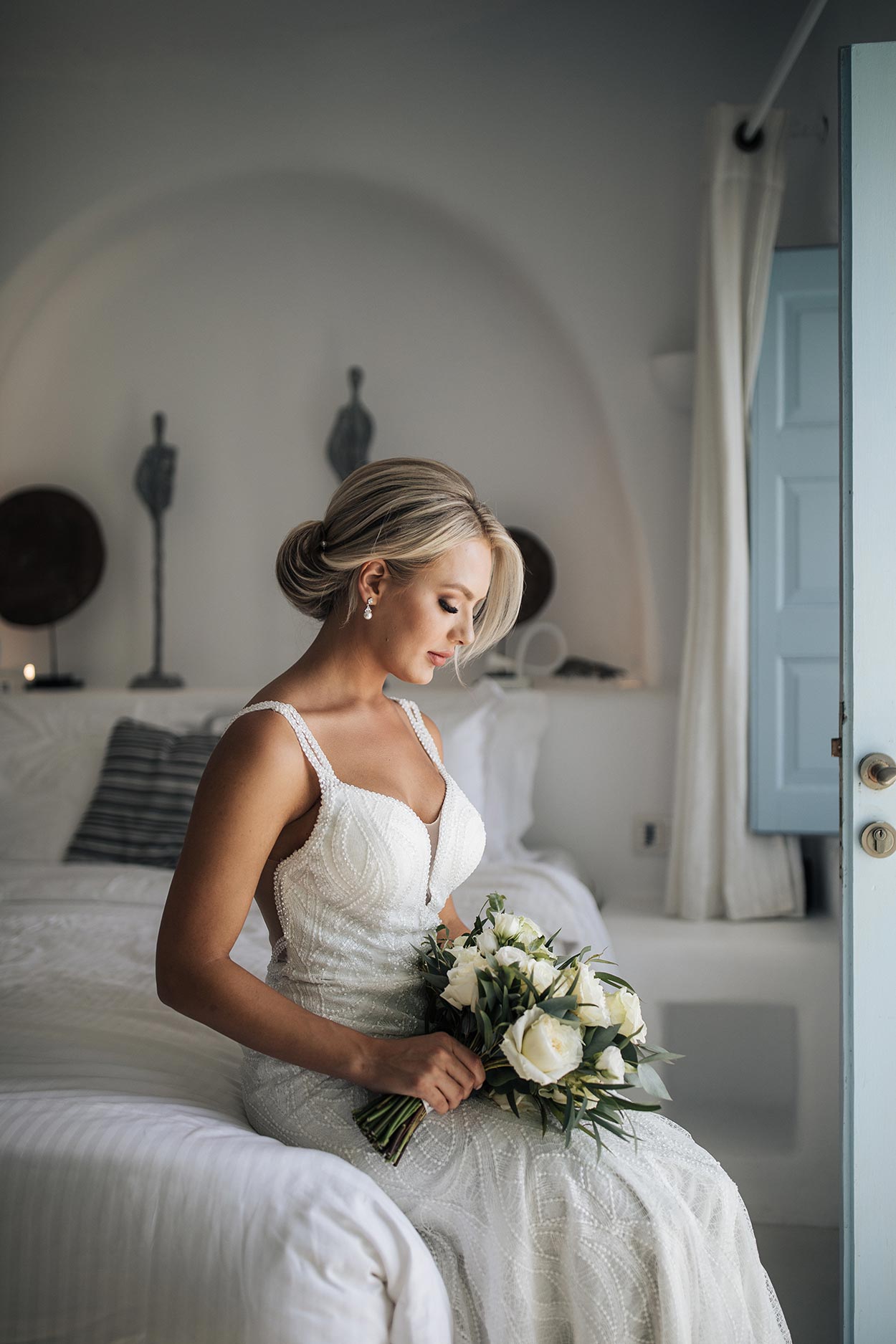 Dana villas Santorini wedding rooms photos
