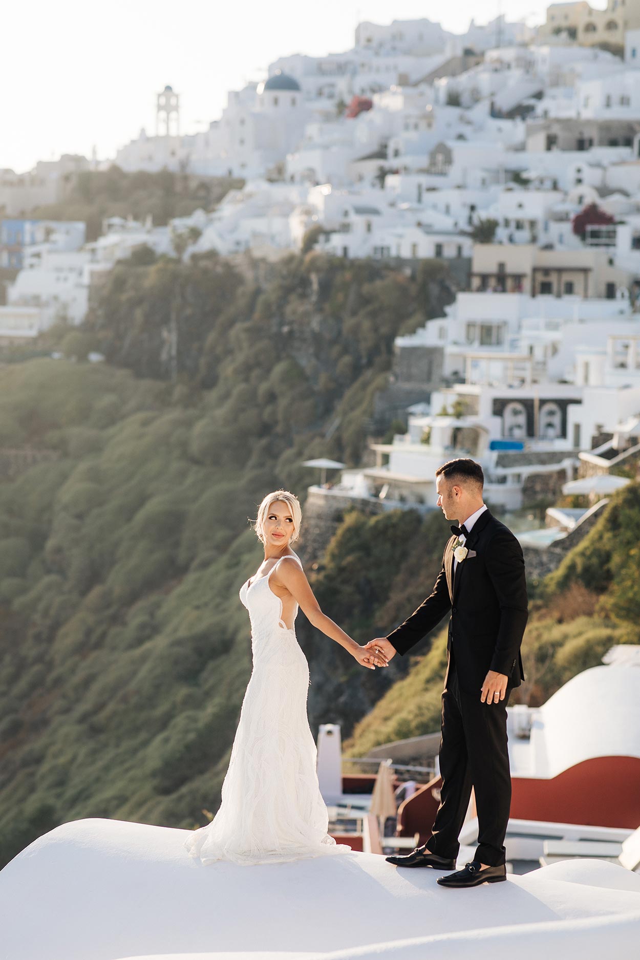 Dana villas Santorini wedding
