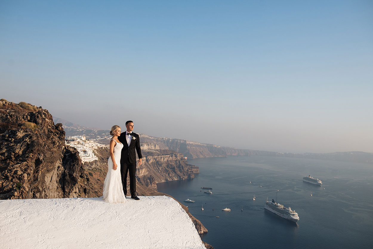 Santorini wedding photos