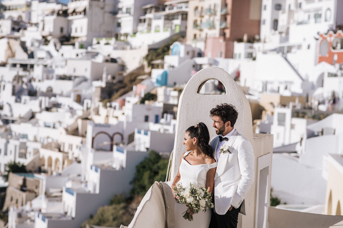 Fira Santorini wedding photos
