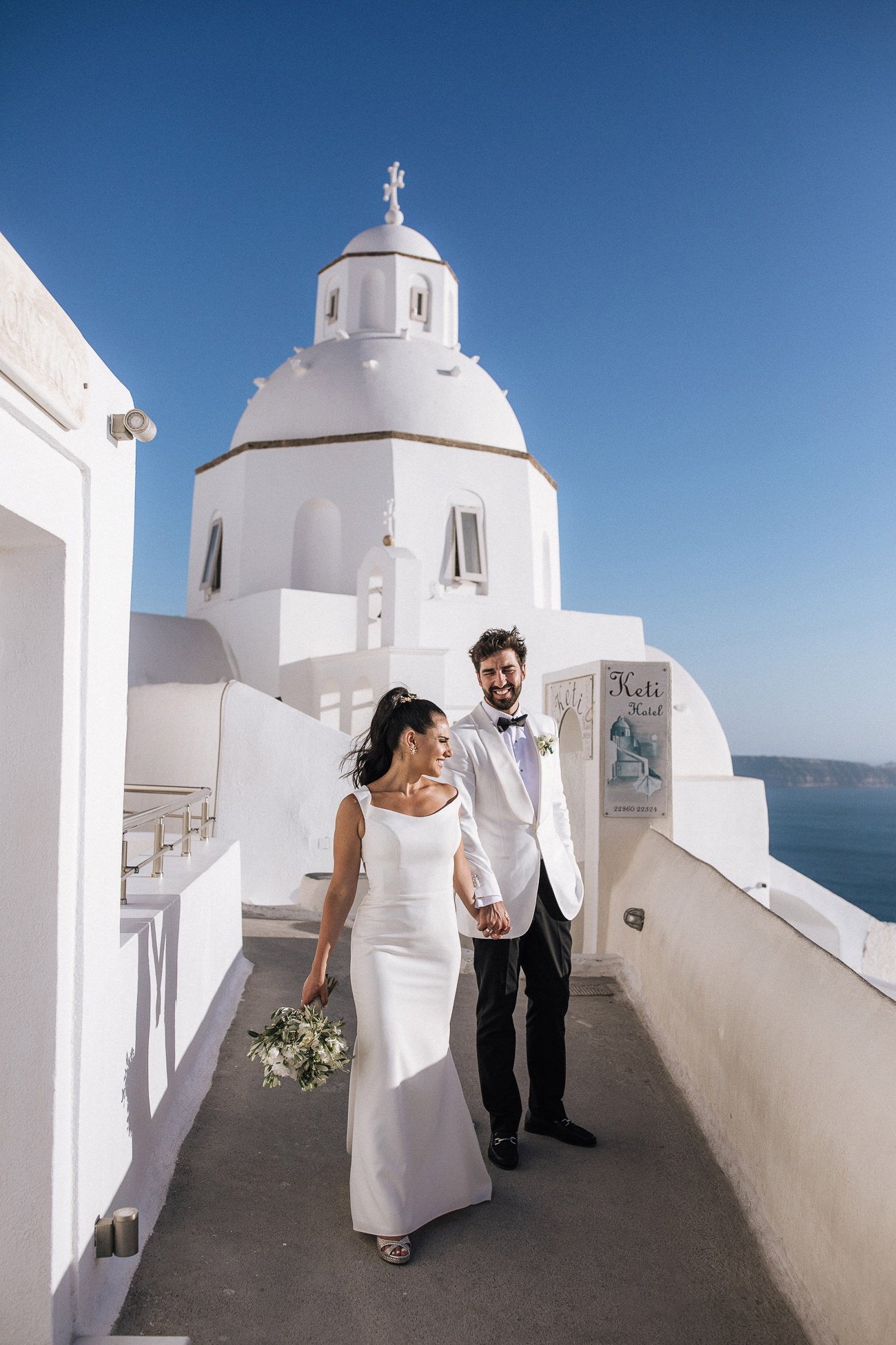 Fira Santorini wedding photos