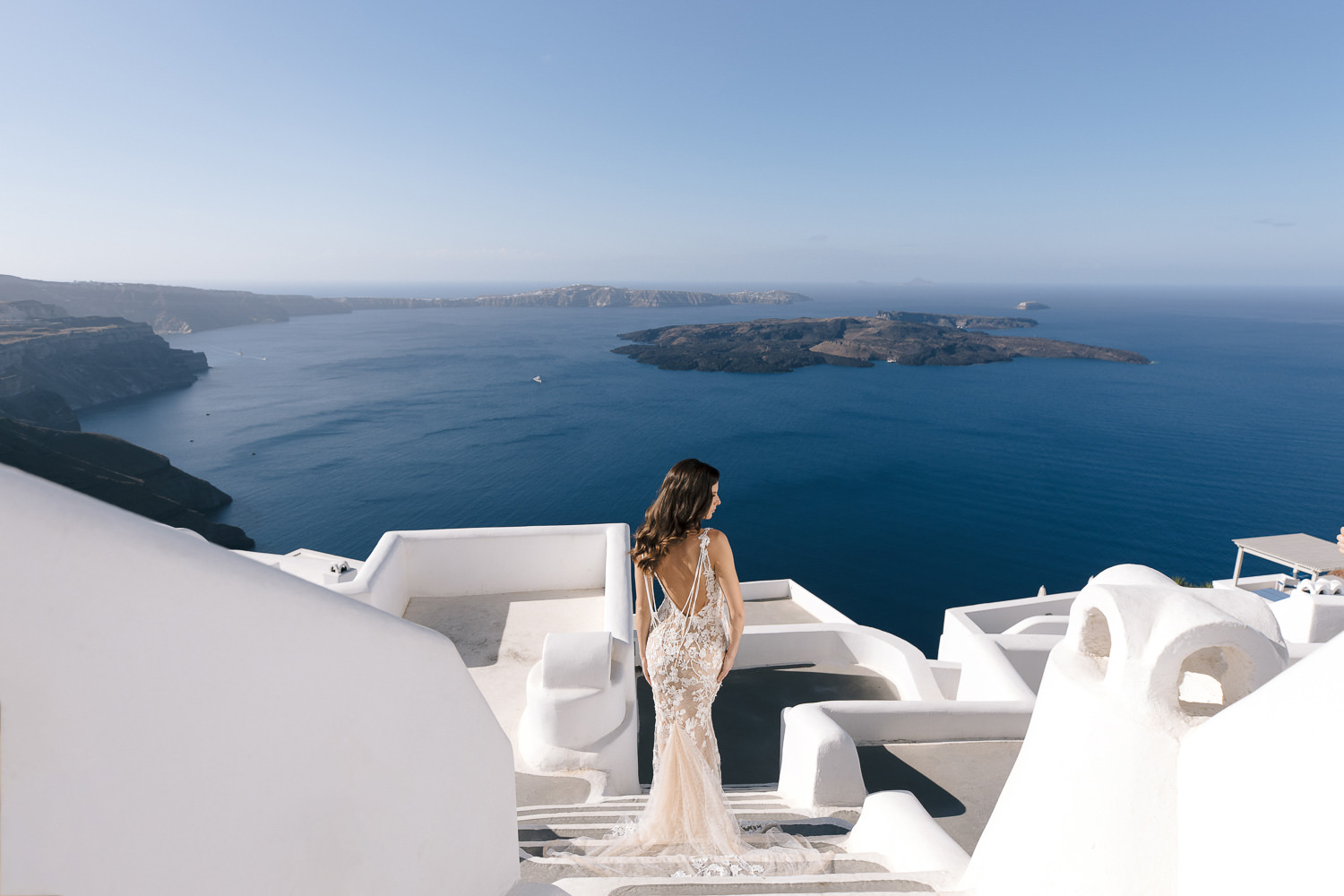greece wedding dress fashion shoot