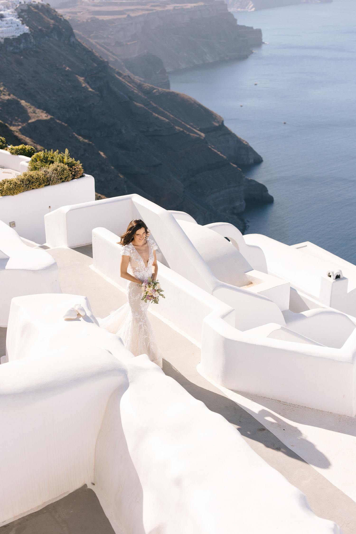 Berta wedding dress photos Greece