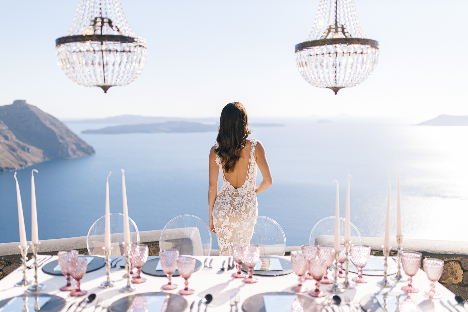 Aenaon villas Santorini wedding 