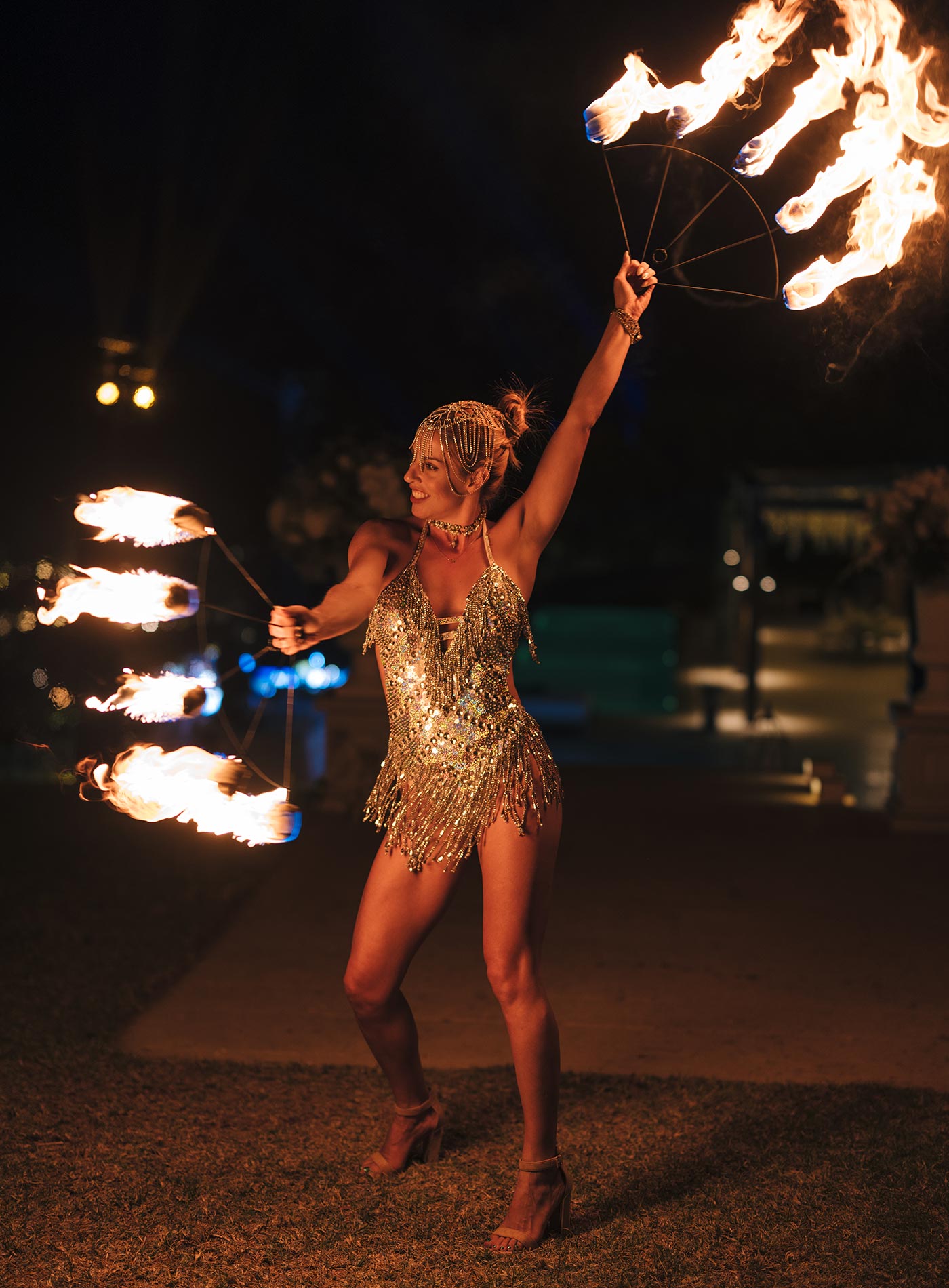 fire dancers defingou events Athens Greece