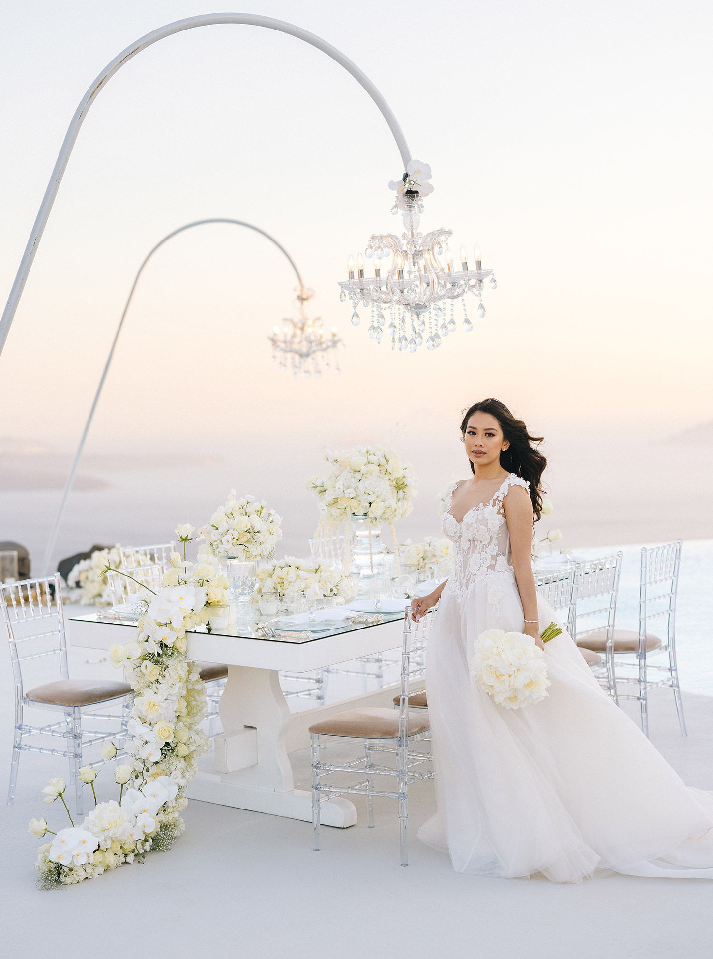 Santorini luxury wedding