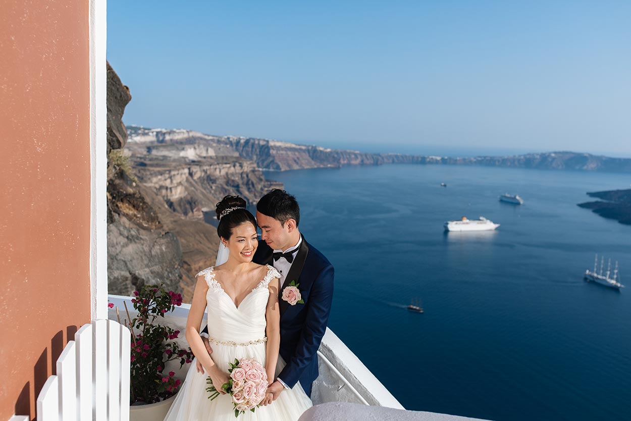 Santorini Greece Pre Wedding Photo Session